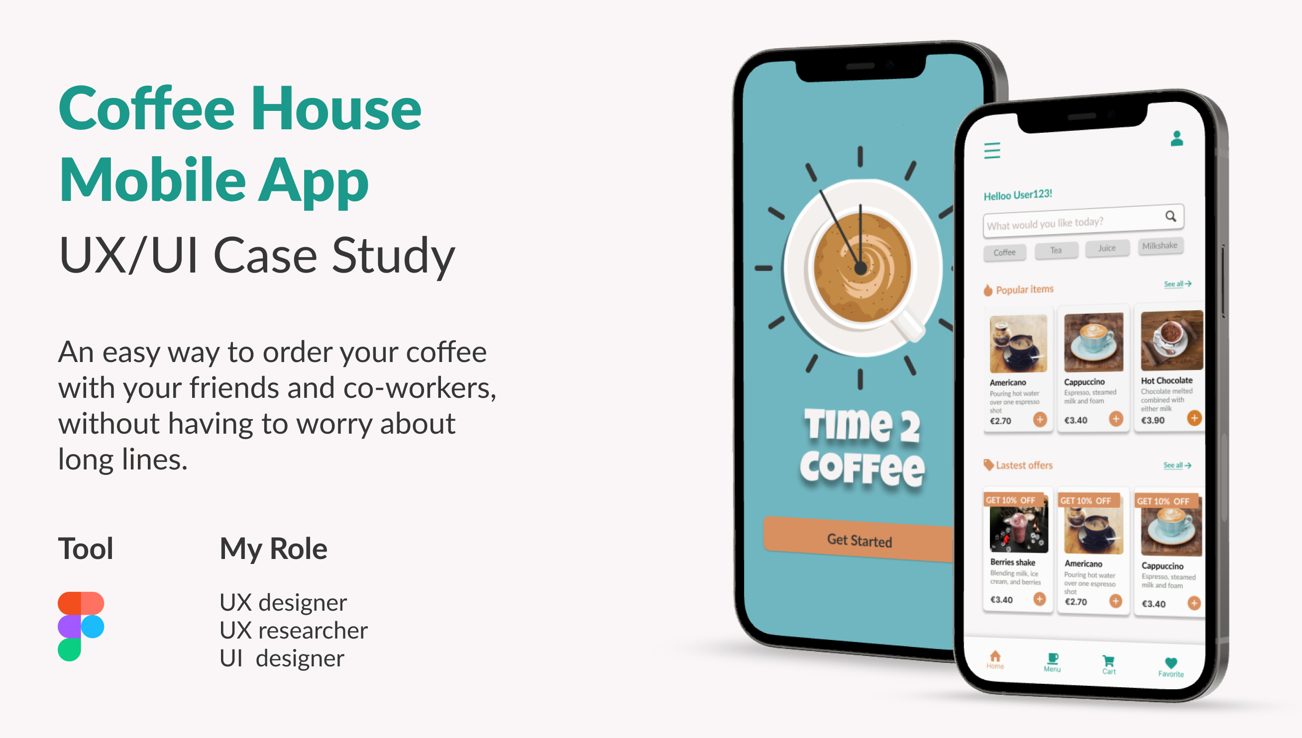 Coffee House Mobile App - UX/UI Design Case Study